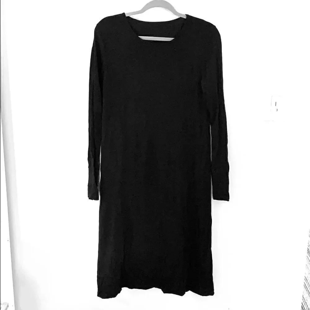 Black floor length dress